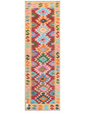 Maimana Afghanistan Kilim Rug - 199 x66 cm - Handmade