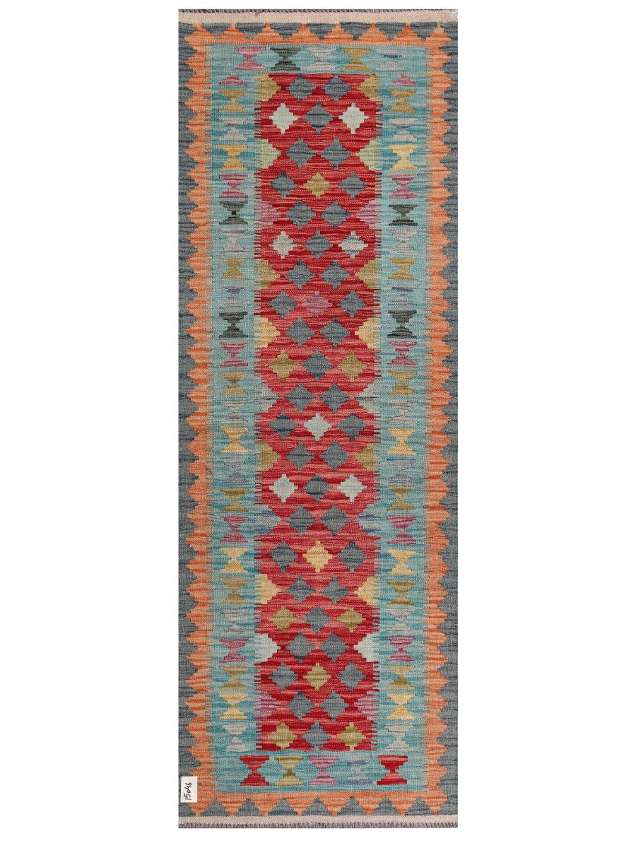 Maimana Afghanistan Kilim Rug - 200 x70 cm - Handmade