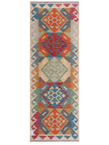 Maimana Afghanistan Kilim Rug - 200 x72 cm - Handmade