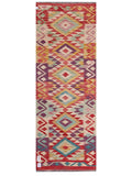 Maimana Afghanistan Kilim Rug - 192 x70 cm - Handmade