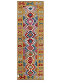 Maimana Afghanistan Kilim Rug - 204 x70 cm - Handmade