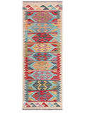 Maimana Afghanistan Kilim Rug - 199 x75 cm - Handmade