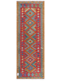 Maimana Afghanistan Kilim Rug - 198 x72 cm - Handmade
