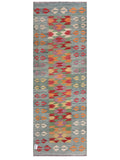 Maimana Afghanistan Kilim Rug - 202 x72 cm - Handmade