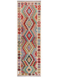 Maimana Afghanistan Kilim Rug - 210 x68 cm - Handmade