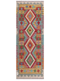 Maimana Afghanistan Kilim Rug - 194 x71 cm - Handmade
