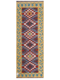 Maimana Afghanistan Kilim Rug - 192 x70 cm - Handmade