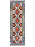 Maimana Afghanistan Kilim Rug - 203 x69 cm - Handmade