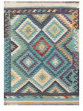 Maimana Afghanistan Kilim Rug - 190 x138 cm - Handmade