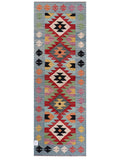 Maimana Afghanistan Kilim Rug - 199 x69 cm - Handmade
