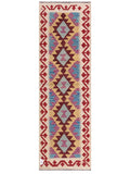 Maimana Afghanistan Kilim Rug - 197 x63 cm - Handmade