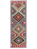 Maimana Afghanistan Kilim Rug - 197 x69 cm - Handmade
