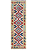 Maimana Afghanistan Kilim Rug - 201 x67 cm - Handmade