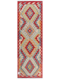 Maimana Afghanistan Kilim Rug - 207 x69 cm - Handmade