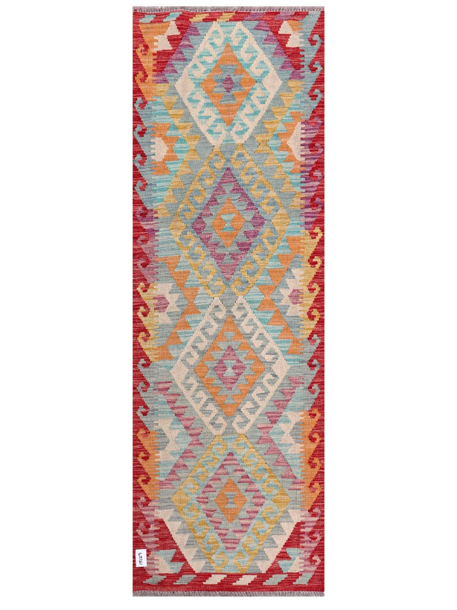Maimana Afghanistan Kilim Rug - 210 x70 cm - Handmade
