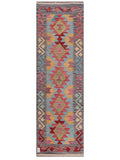 Maimana Afghanistan Kilim Rug - 217 x68 cm - Handmade