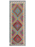 Maimana Afghanistan Kilim Rug - 200 x74 cm - Handmade