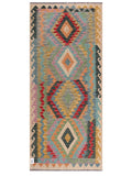 Maimana Afghanistan Kilim Rug - 199 x88 cm - Handmade