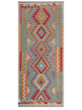 Maimana Afghanistan Kilim Rug - 201 x90 cm - Handmade