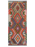 Maimana Afghanistan Kilim Rug - 197 x84 cm - Handmade
