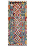 Maimana Afghanistan Kilim Rug - 195 x86 cm - Handmade