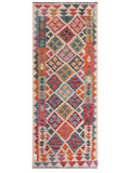 Maimana Afghanistan Kilim Rug - 196 x79 cm - Handmade