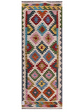 Maimana Afghanistan Kilim Rug - 201 x78 cm - Handmade