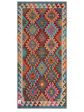 Maimana Afghanistan Kilim Rug - 189 x89 cm - Handmade