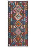 Maimana Afghanistan Kilim Rug - 193 x83 cm - Handmade