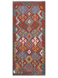 Maimana Afghanistan Kilim Rug - 194 x88 cm - Handmade
