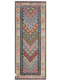 Maimana Afghanistan Kilim Rug - 203 x83 cm - Handmade