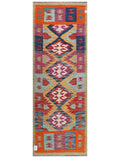 Maimana Afghanistan Kilim Rug - 199 x72 cm - Handmade
