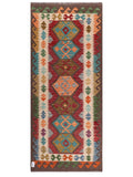 Maimana Afghanistan Kilim Rug - 191 x83 cm - Handmade