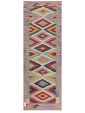 Maimana Afghanistan Kilim Rug - 204 x73 cm - Handmade