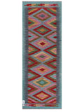 Maimana Afghanistan Kilim Rug - 198 x74 cm - Handmade
