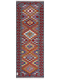 Maimana Afghanistan Kilim Rug - 199 x74 cm - Handmade