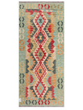 Maimana Afghanistan Kilim Rug - 189 x83 cm - Handmade