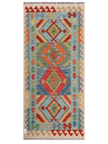 Maimana Afghanistan Kilim Rug - 191 x87 cm - Handmade