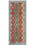 Maimana Afghanistan Kilim Rug - 199 x80 cm - Handmade