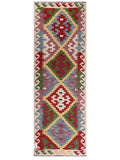 Maimana Afghanistan Kilim Rug - 207 x73 cm - Handmade