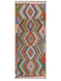 Maimana Afghanistan Kilim Rug - 194 x81 cm - Handmade