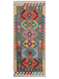 Maimana Afghanistan Kilim Rug - 188 x83 cm - Handmade