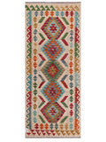 Maimana Afghanistan Kilim Rug - 199 x84 cm - Handmade