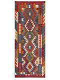 Maimana Afghanistan Kilim Rug - 196 x80 cm - Handmade