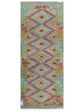 Maimana Afghanistan Kilim Rug - 198 x81 cm - Handmade