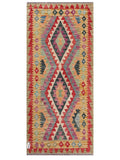 Maimana Afghanistan Kilim Rug - 192 x86 cm - Handmade