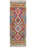 Maimana Afghanistan Kilim Rug - 198 x72 cm - Handmade
