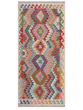 Maimana Afghanistan Kilim Rug - 195 x89 cm - Handmade