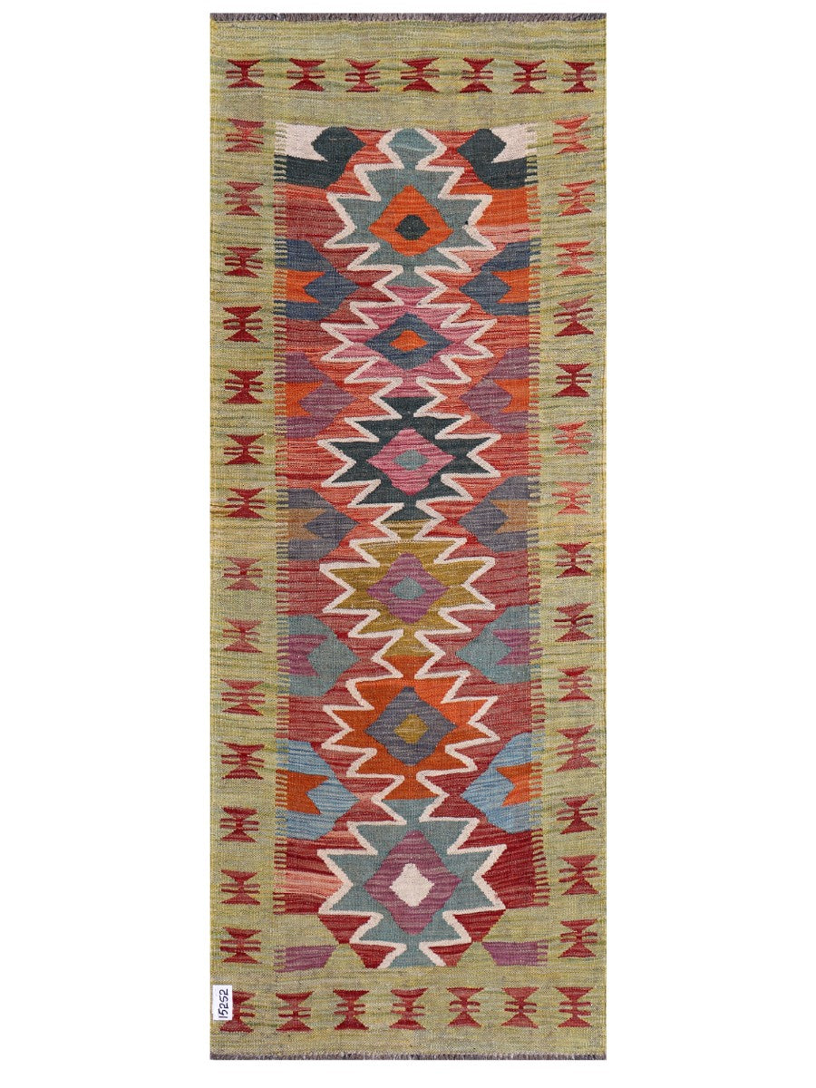 Maimana Afghanistan Kilim Rug - 193 x75 cm - Handmade