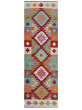 Maimana Afghanistan Kilim Runner - 248 x 79 cm - Handmade